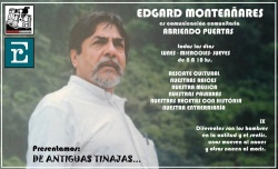 Edgar Monteañares: guitarrista, cantor, compositor, poeta y ahora también comunicador radial.