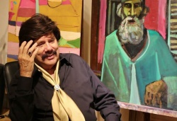 Ramón Ayala pintor, músico, cantor, compositor, autor y escritor. Foto: Silvina Palumbo.