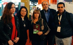 Belén Cottone Olmedo ,  Zulma Cristina Olmedo ,  Silvia Adriana ,  Nahuel Santana  y el fotógrafo Joel Quiroz (Foto: Joel Quiroz).