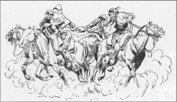 Figura 3. Juego de El Pato. Dibujo por Enrique Rapela
