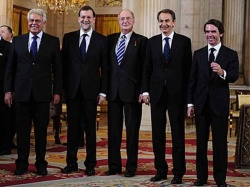Su Majestad con presidentes españoles de distintos pelajes