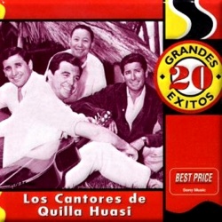 Formación de Los Cantores de Quilla Huasi que interpretan los audios de la nota: Oscar Valles, Carlos Lastra, Ramón Núñez y Roberto Palmer.