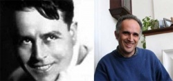Las sonrisas del abuelo Don Buena y de su nieto Carlos Semorile