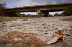 Puente Arroyo de la barda: el drama pampeano de sus ríos sin agua