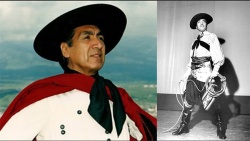 Hugo Jiménez y quien él siempre reconoce como su maestro: Santiago Ayala "El chúcaro"