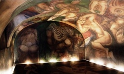 El "Ejercicio pictórico", comunmente designado "el mural de Siqueiros" tal como se lo muestra hoy en el Museo del Bicentenario, anexo a la Casa Rosada, en Buenos Aires