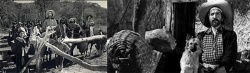 Dos momentos de "La guerra gaucha", película dirigida por Lucas Demare