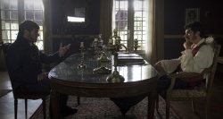 Pablo Echarri como José de San Martín y Anderson Ballesteros como Simón Bolivar.