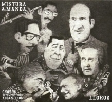 Compositores argentinos de choros: De izquierda a derecha, arriba: Oscar Alemán y Eduardo Falú; al medio: Horacio Salgán, Atahualpa Yupanqui y Roberto Grela y abajo: Juan Falú y Rudi Flores.