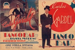 Afiche de "Tango Bar" (año 1935)