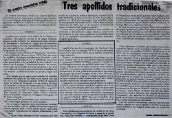 Nota periodística firmada por Teófilo Celindo Mercado, uno de los muchos documentos que se exhiben en el Museo de los Gatica, en Villa Nidia.