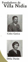 Los padres fundadores: Celso y Delia (del libro "Entre algarrobos y jarillas", de Omar Nicolás Gatica)