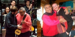 Con Jaime en la Legislatura de la Ciudad de Buenos Aires y en el estudio del Maestro.