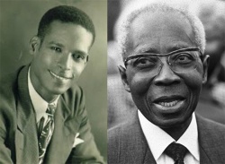 Jean-Fernand Brierre y Léopold Sédar Senghor