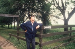 Raúl Alfonsin en su pago chico.