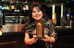 Graciela Almada recibió su premio el 13 de diciembre de 2019
