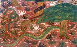 Autora: María Chorolque. La serpiente no significa culturalmente lo mismo en la tierra de los conquistadores que en Abya Yala.
