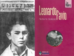 Mendoza, 1952.Foto de prontuario de Fuad Jorge Jury, luego Leonardo Favio-Tapa de la edición 2015 "extraviada" por la gestión Macri. 