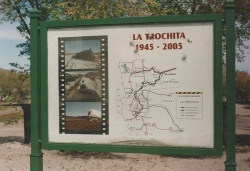 Este era el ramal de trocha angosta que estaban construyendo "los polacos"