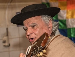 José Silvio Curbelo, payador oriental (Foto: M. Barneix)