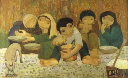 "Platos vacíos" de Raúl Schurjin.