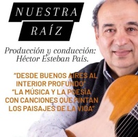 Héctor Esteban Pais, cantautor y decidor radial.
