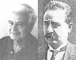 Hugo Córdoba y a su derecha Perfecto Bustamante.