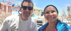 Juan Cruz y Claudia Torres, hijos del gran Jaime, dos de los motores del Infantil de los cuarenta años.