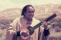 Jaime en 1979, con la Puna Jujeña de fondo.