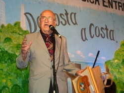 Mario Alarcón Muñiz, participando de otro encuentro entrerriano que no es "festival": De Costa a Costa.