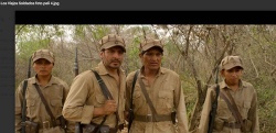 Dos momentos de "Los viejos soldados" (boliviana, dirigida por Jorge Sanjinés). 