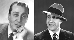 Julio Decaro, iniciador de "la guardia nueva del Tango" y Carlos Gardel, zorzal criollo y mundial.